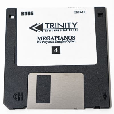 Korg Trinity Mega Pianos Playback Sampler Option TFD-1S (Disks 1-7) - Set image 5
