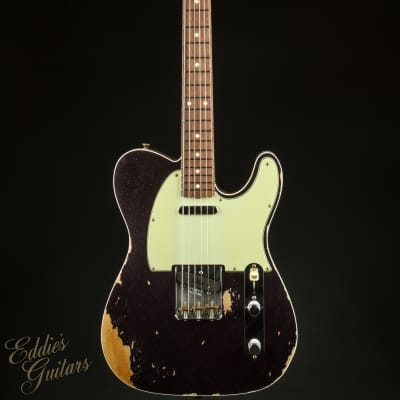 Fender Custom Shop 1960 Telecaster Custom Heavy Relic - Magenta Sparkle image 3