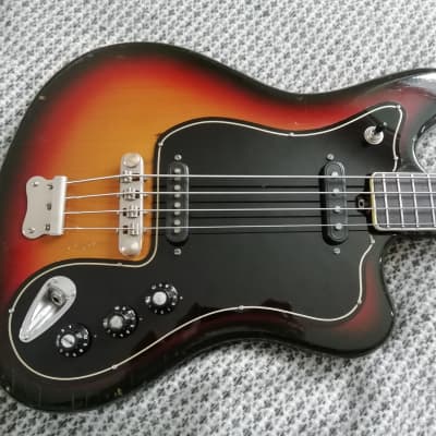 Musima de Luxe 25b 1970s 3 Tone Sunburst  Jaguar bass variation image 1