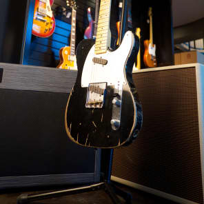 Fender Todd Krause Masterbuilt 'Double Vision' Esquire Black Relic  Black Relic image 2