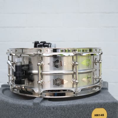 Craviotto Diamond Series Nickel Over Brass NOB Artist Model (SPL) Snare Drum imagen 8