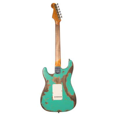 Fender Custom Shop LTD Dual Mag II 1960 Stratocaster Super Heavy Relic - Aged Seafoam Green - Limited Edition Electric Guitar - NEW! image 7