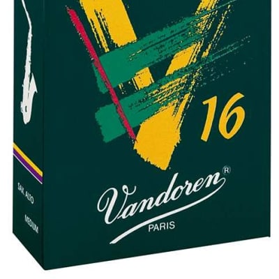 Vandoren V16 Alto Saxophone Reeds - 4 Strength - Box of 10 image 1