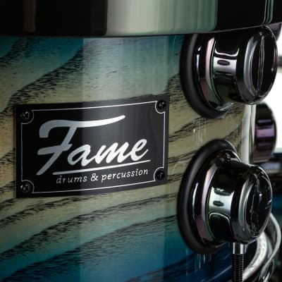 Fame Fortress Studio Shell Set Blue Burst - Drum Shell Set image 7