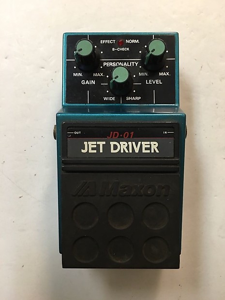 高品質の人気 Driver Jet JD-01 Maxon Distortion Vintage Rare Overdrive ギター
