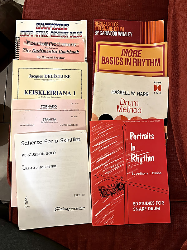 Snare Drum Solo & Technique Books Reverb