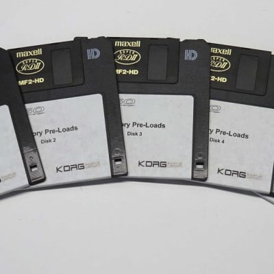 Korg PA 50 Factory Restore 5 Disk Set