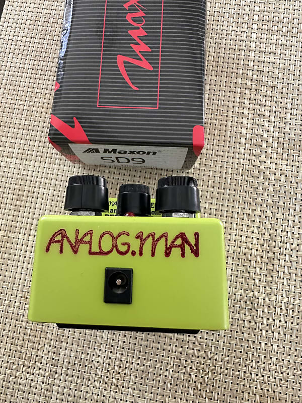Analogman Modded Maxon SD9 Sonic Distortion pedal | Reverb