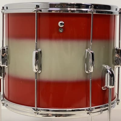 Slingerland 22/13/15/5x14" 60's Swingster/Stage Band Drum Set - Red/Silver Duco image 19