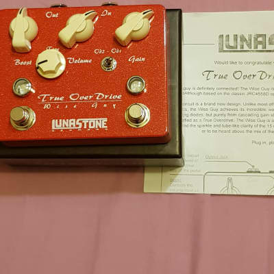 Lunastone Wise Guy Overdrive+Boost Mint In Box for sale