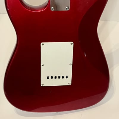 Samick Stratocaster Late 80’s - early 90’s - Candy Apple Red image 4