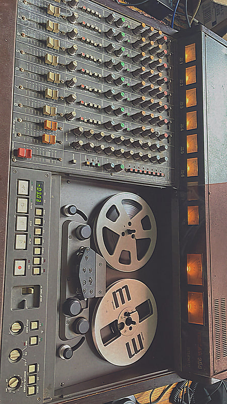 TASCAM 388 Studio 8 1/4 8-Track Tape Recorder with Mixer