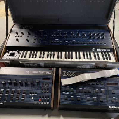 Oberheim OB 8, DX drum machine & DSX Sequencer w/Flight Case