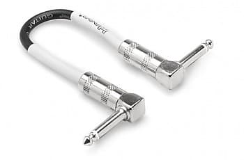 Hosa CPE-106 Guitar Patch Cable Right-angle to Same, 6 in image 1