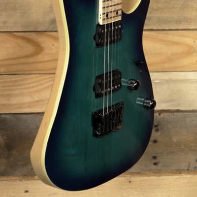 Ibanez Prestige RG652AHMFX Electric Guitar Nebula Green Burst  w/ Case image 1