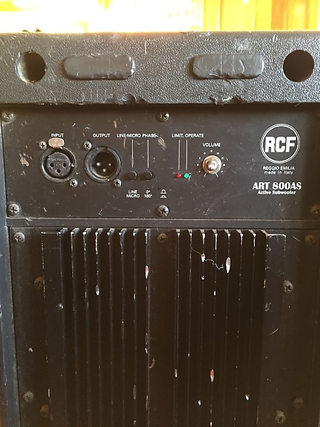 Rcf art 800as powered sub sales