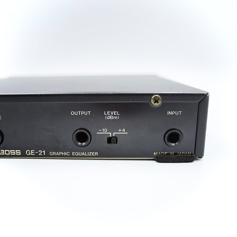 【再値下げ】BOSS GE‐21 GRAPHIC EQUALIZER Boss PRO GE-21 Graphic Equalizer Made in Japan Half Rack