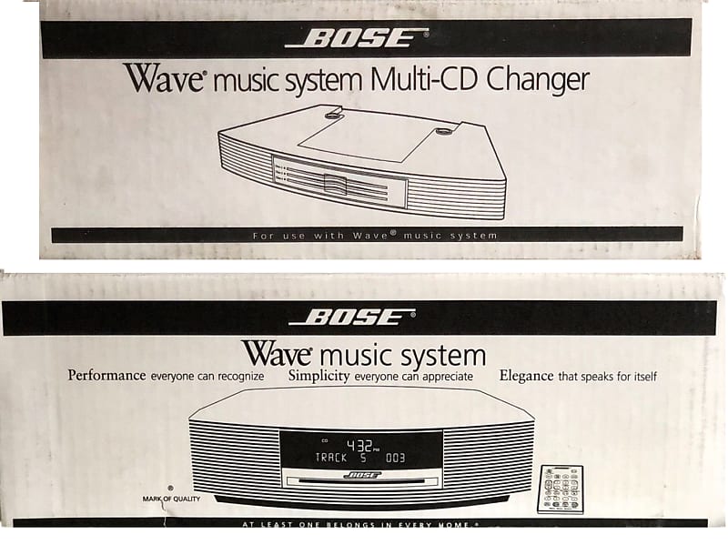Bose Wave Music System with Multi-CD Changer, Graphite Grey - | Reverb