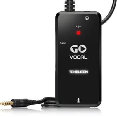 TC Helicon GO VOCAL Mobile Microphone Preamp / Audio Interface image 1