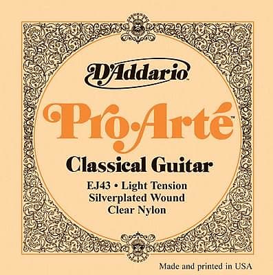 D'Addario EJ43 Pro-Arté Nylon Classical Guitar Strings - Light Tension image 1