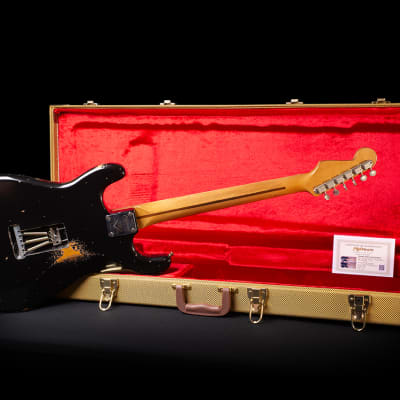 My dream partcaster Stratocaster tribute Gilmour 2023 - Black image 4