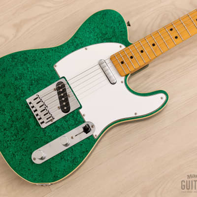 2013 Fender Telecaster Custom TL52B Green Sparkle w/ Upgrades, Japan MIJ for sale