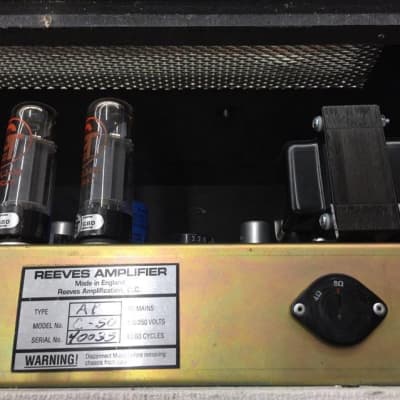 REEVES C-50 Amplifier Made in England by HIWATT  (2004) image 11