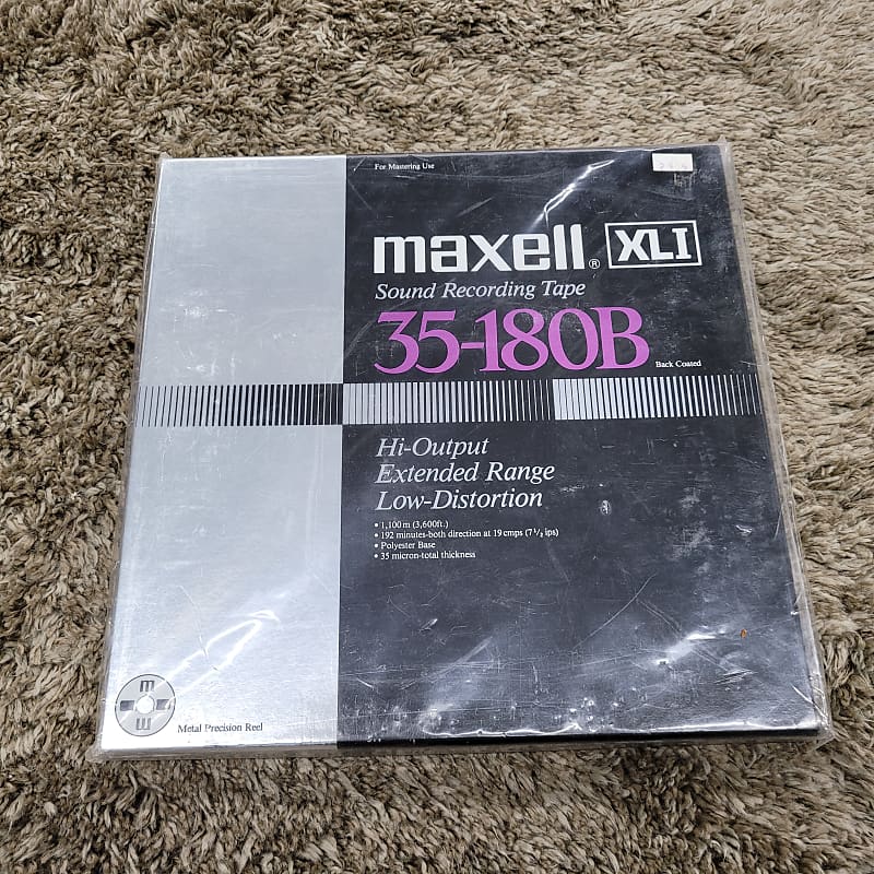 Maxell XL1 35-180B 1/4&quot; 10.5&quot; Reel to Reel Tape  			