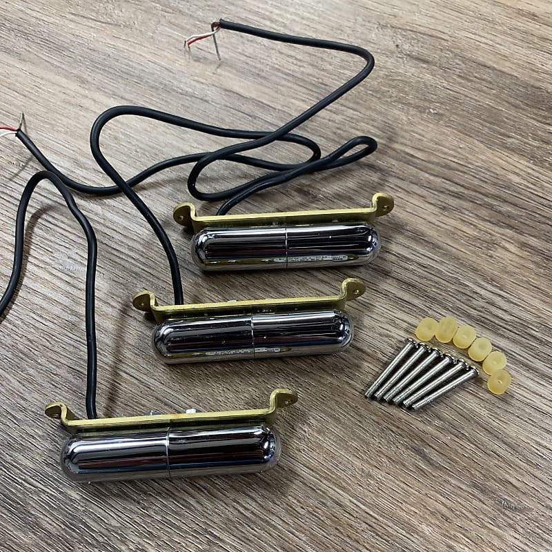 Lipstick Tube Pickups for Strat Guitar (Alnico 5 Bar Reverb