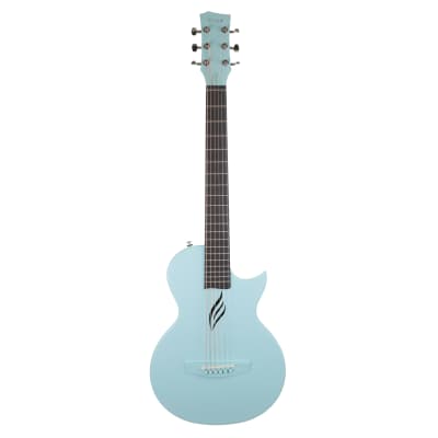 Enya Nova Go Carbon Fibre Acoustic Guitar, Blue image 3