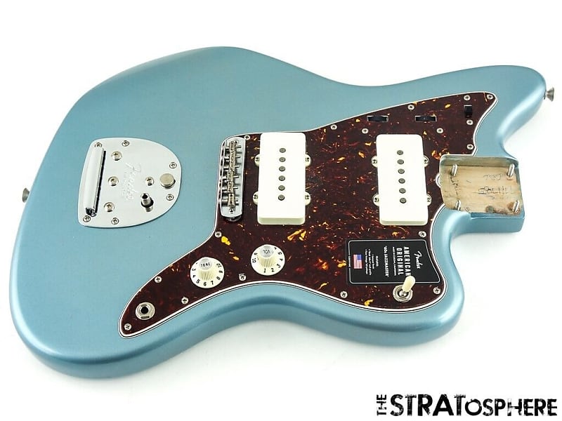 Fender American Original 60s Jazzmaster LOADED BODY Nitro USA Ice Blue $10  OFF