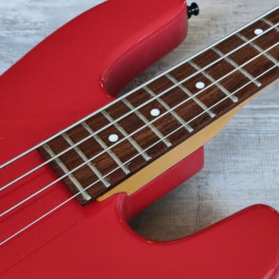 1985 Charvel Jackson Japan Model 2B PJ Bass (Red) image 5