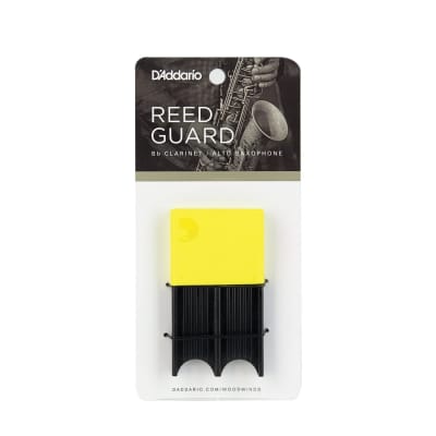 D’addario Reed Guard in YELLOW for Bb Clarinet and/or Alto Saxophone image 1