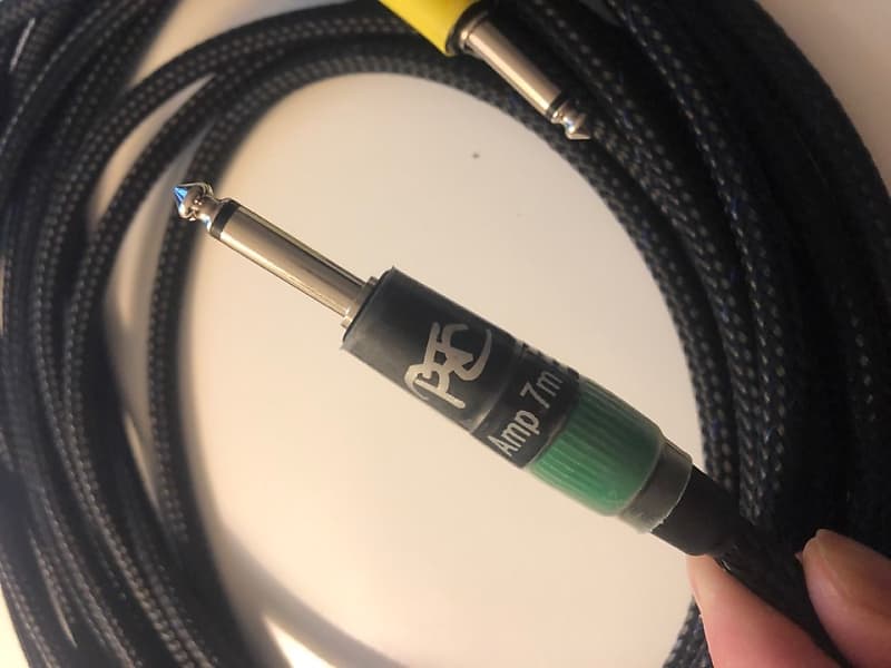 Pete Cornish Silver Signature HD Instrument Cable 22 Ft/7M Black