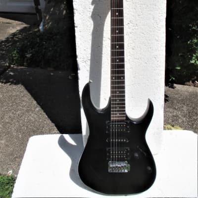 Ibanez EX Series Guitar, 1990 , Made In Korea, Black Finish, Gig