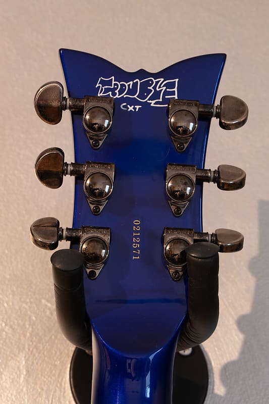 Schecter CXT Artist Modell Trouble Valli 2002 - Blau | Reverb