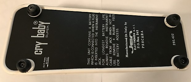 Jen Cry Baby Super Vintage Wah 70's | Reverb Canada