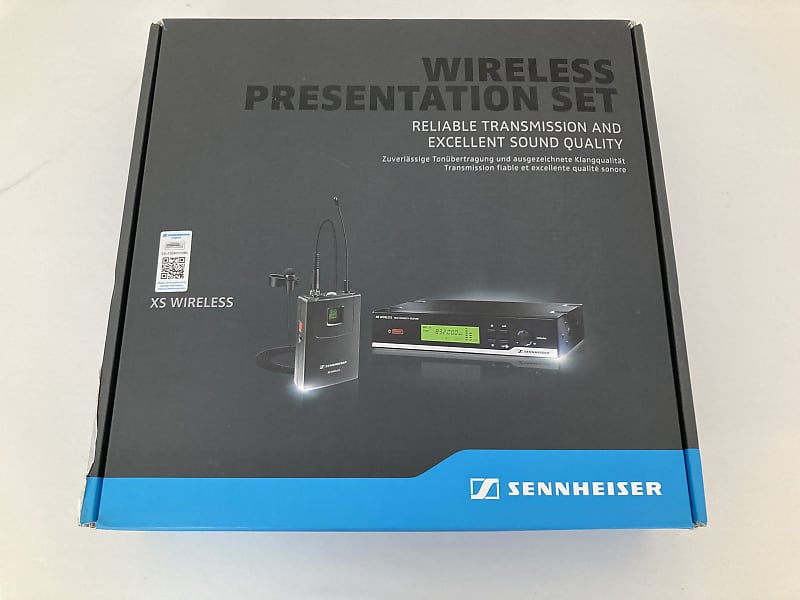 Used Sennheiser XSW 12 WIRELESS CLIP ON LAV Mic Reverb