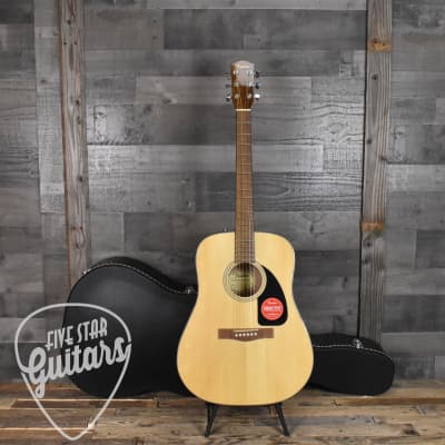 Fender CD-60 Dreadnaught Acoustic Guitar  with Hard Case - Natural Gloss Finish image 9