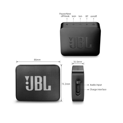 Enceinte Bluetooth JBL GO 2 Noir image 4