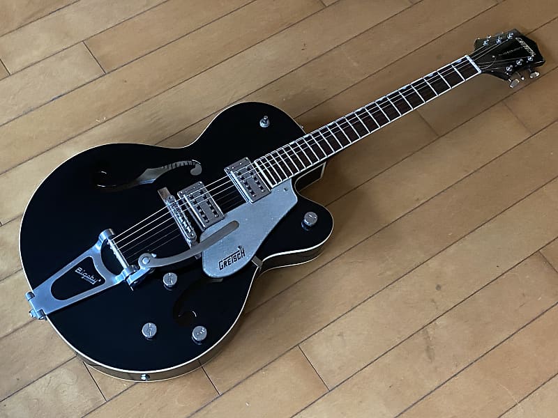 2009 Gretsch G5120 Electromatic Hollow Body with Bigsby - Black - Made in  Korea (MIK) - Free Pro Setup