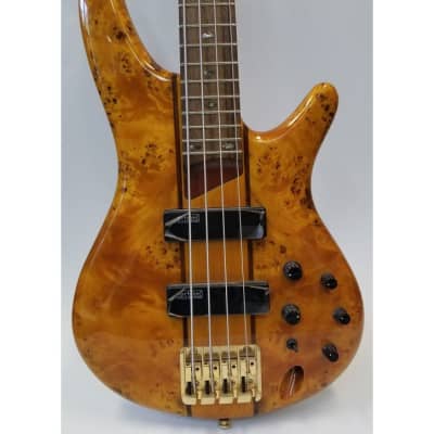 Ibanez SR800AM 4 String Electric Bass Guitar in Amber image 19