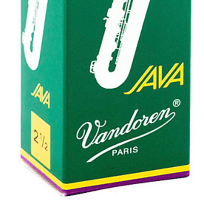 Vandoren Java Bari Sax Reeds, Strength 2.5 (Box of 5) image 1