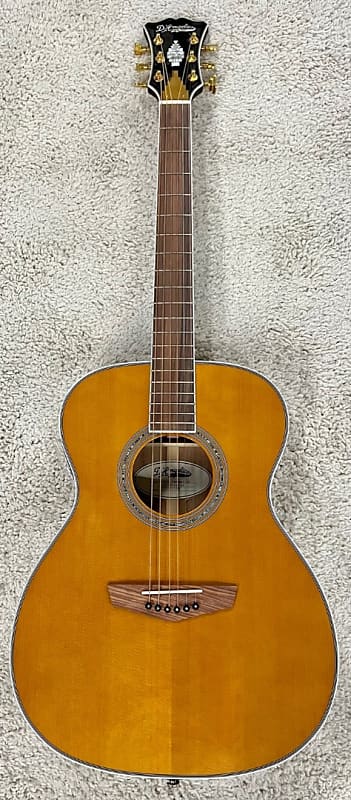 D'Angelico DAEOMXTVNATGP Tammany XT Orchestra Acoustic Electric Guitar w/Case image 1