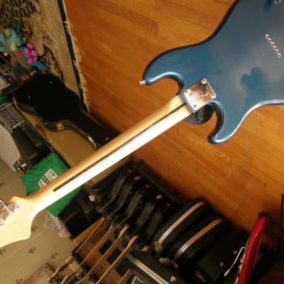 Mako TB2 Maple neck on blue body WOW! cool vibe double hums gig bag image 10