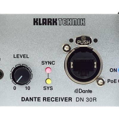 Klark Teknik DN 30R 2-channel Dante Audio Receiver image 4