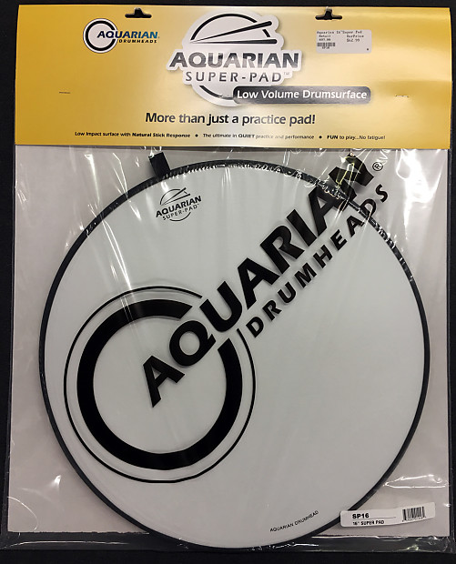 Aquarian 16" Super-Pad Sound Dampening Practice Pad image 1