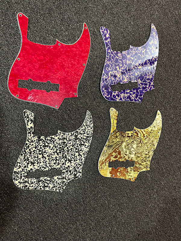 KAISH Lefty 4 String Jazz Bass Pickguard Left Handed Scrach