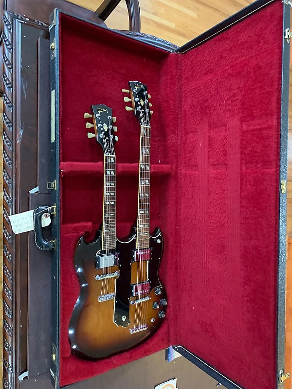 Gibson EMS 1235 mandolin/6string doubleneck  1966 Tobacco sunburst image 1