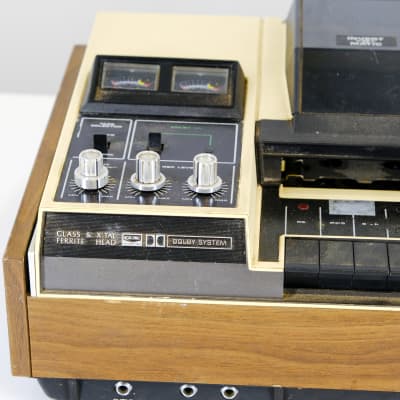 Akai GXC-65D Cassette Deck 1973 - Tan/Wood image 7